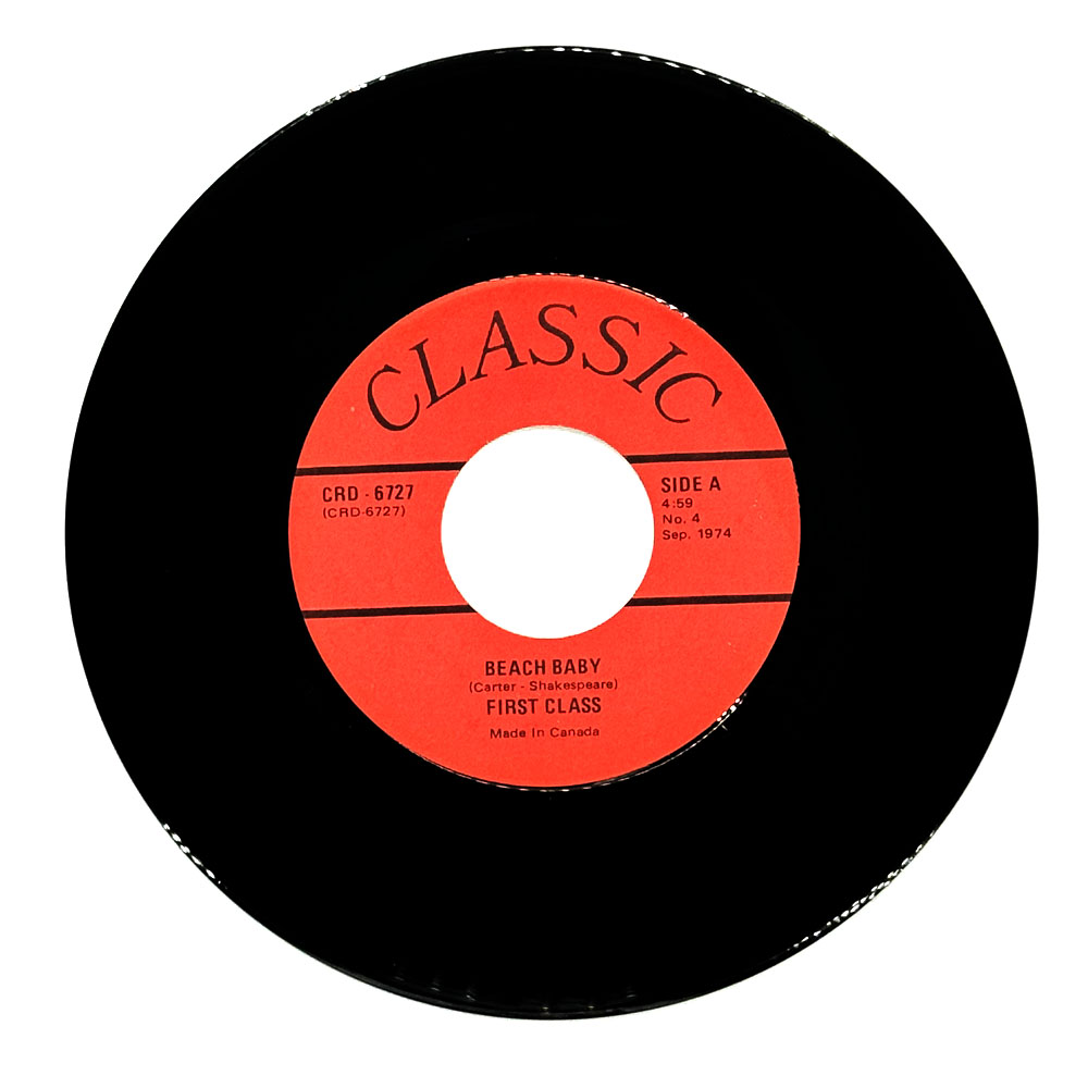 First Class : BEACH BABY/ The Kiki Dee Band : I'VE GOT THE MUSIC IN ME