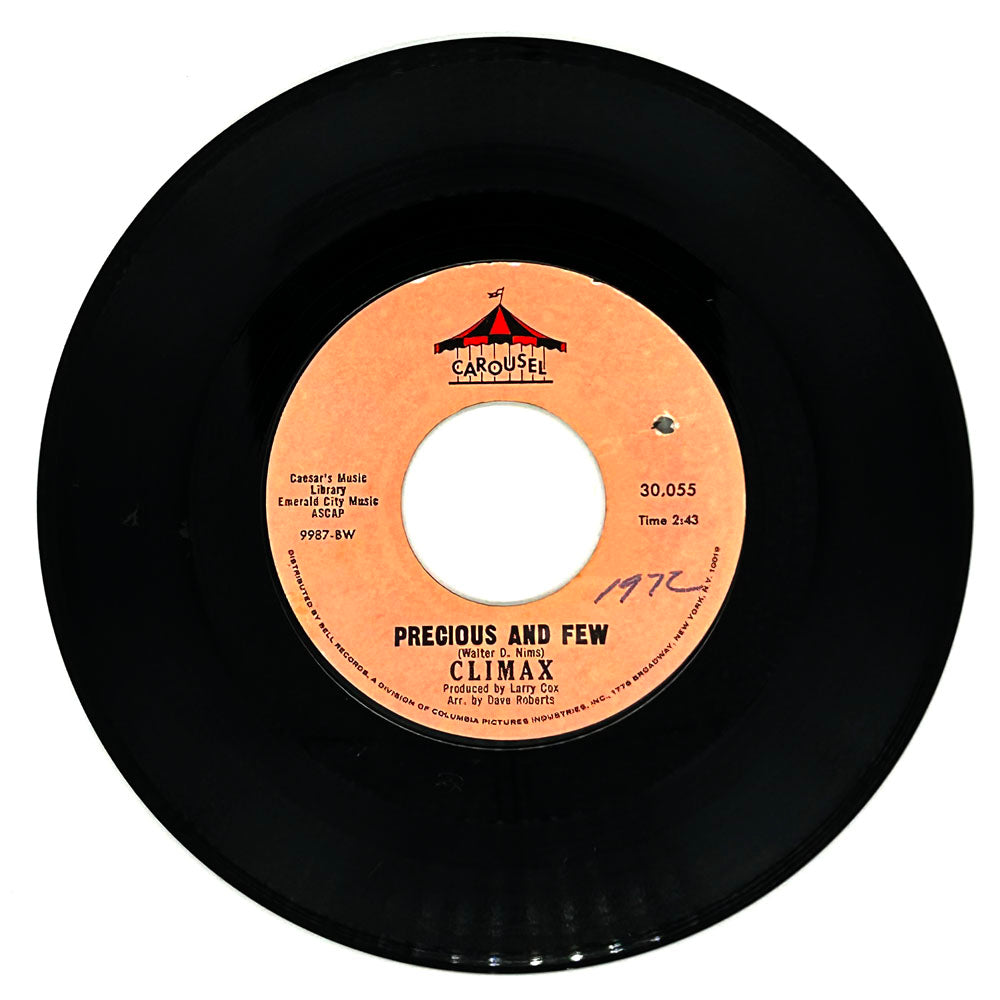 Climax : PRECIOUS AND FEW/ PARK PRESERVE