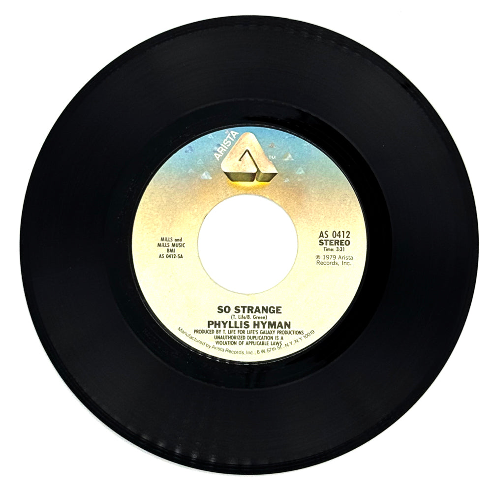 Phyllis Hyman : SO STRANGE/ KISS YOU ALL OVER