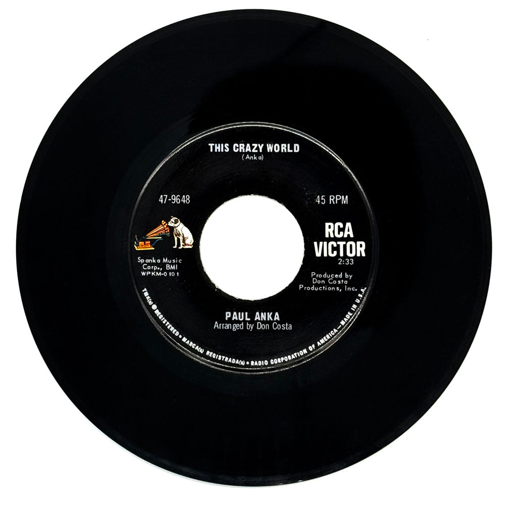 Paul Anka : THIS CRAZY WORLD/ GOODNIGHT MY LOVE