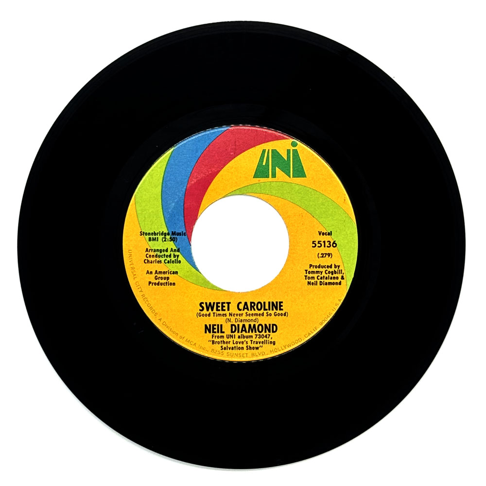 Neil Diamond : SWEET CAROLINE/ DIG IN