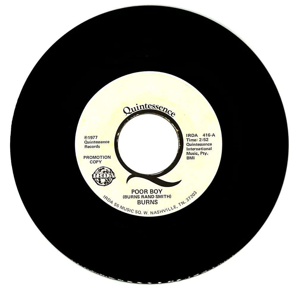 Burns : POOR BOY/ WE MUST FIND OUR LOVE AGAIN