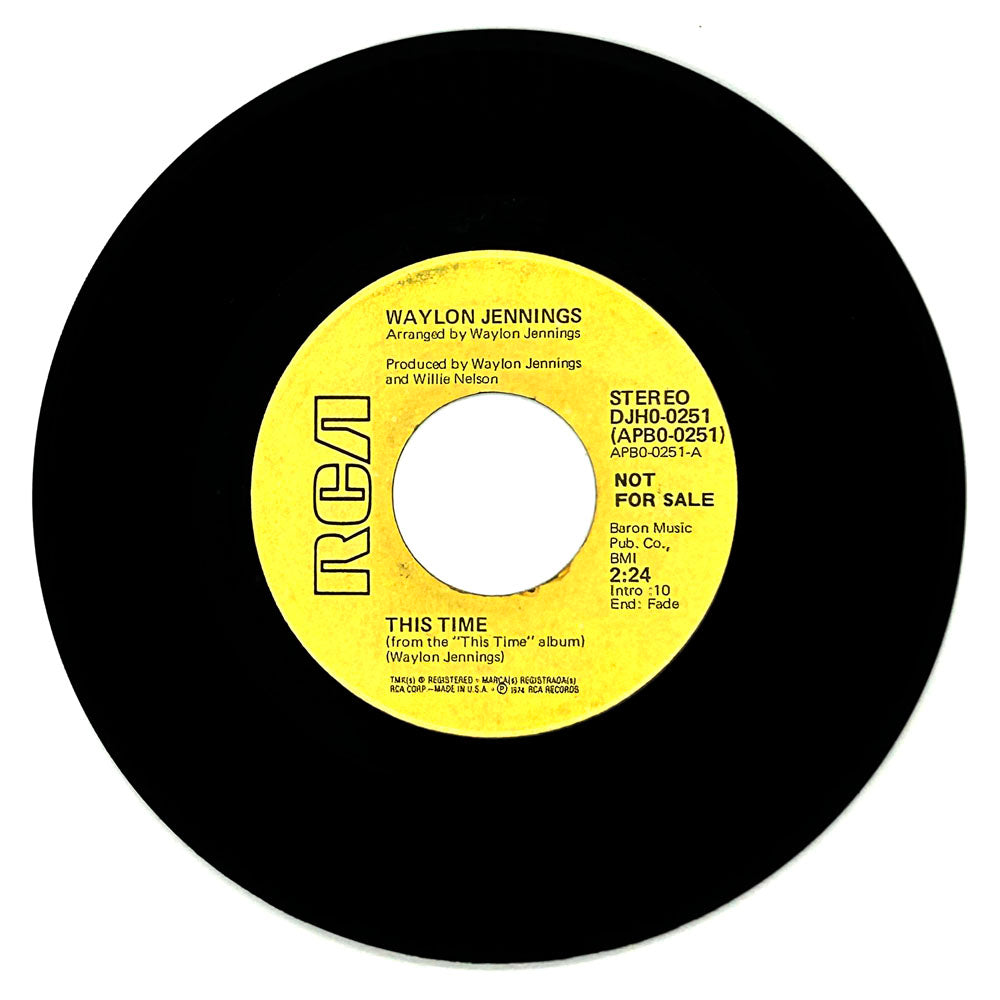 Waylon Jennings : THIS TIME/ THIS TIME