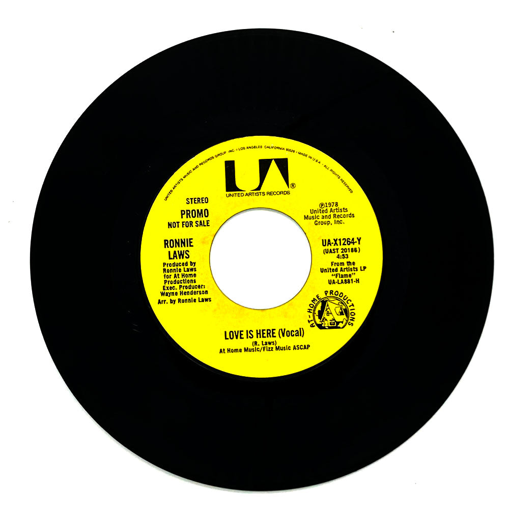 Ronnie Laws : LOVE IS HERE (VOCAL)/ LOVE IS HERE (VOCAL)