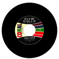 Bobbi Martin : IT'S A SIN TO TELL A LIE/ OH, LONESOME ME