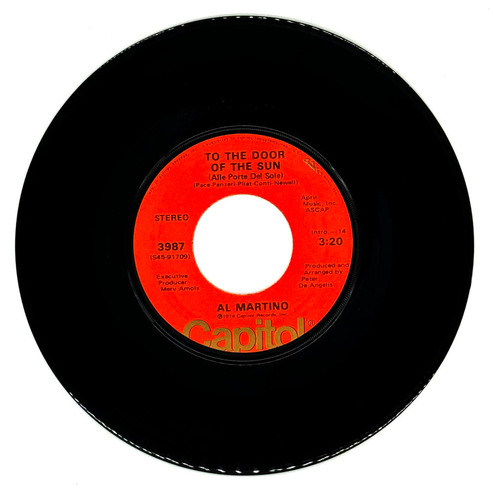 Al Martino : TO THE DOOR OF THE SUN/ MARY GO LIGHTLY
