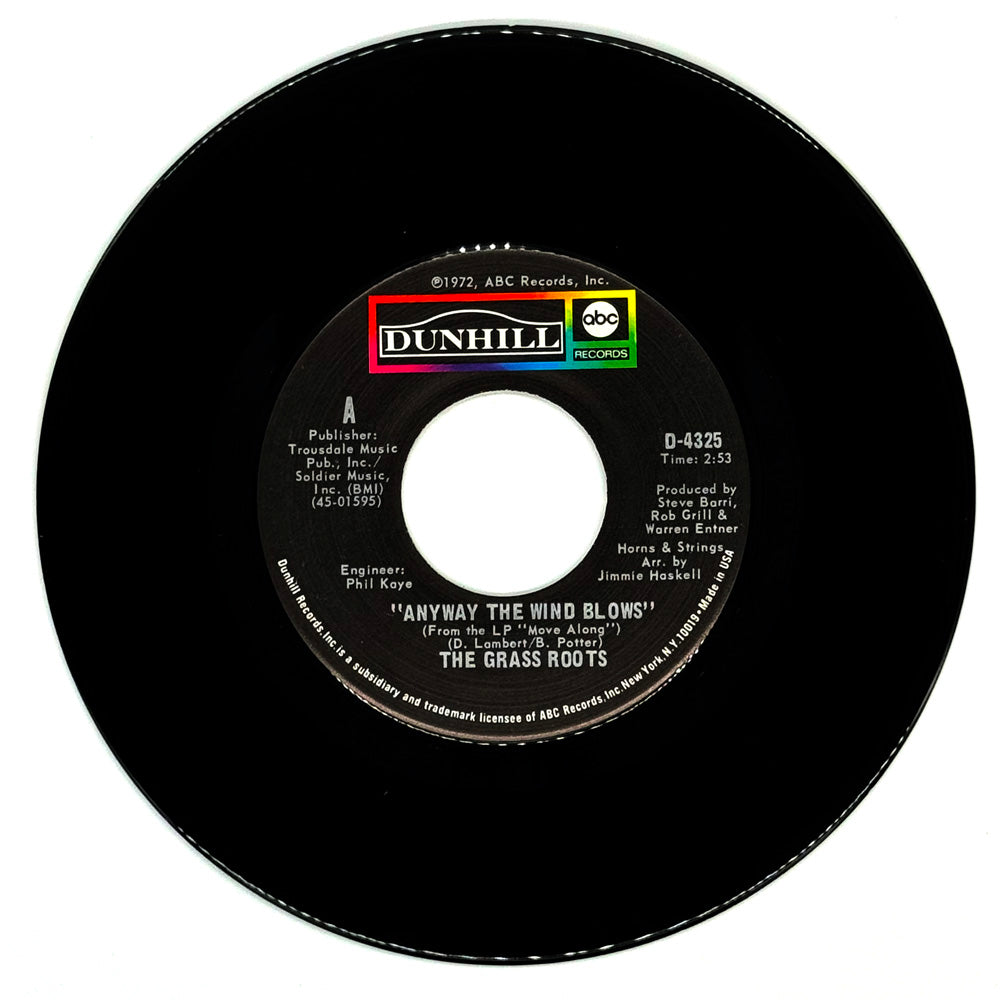 Grass Roots, The : ANYWAY THE WIND BLOWS/ MONDAY LOVE