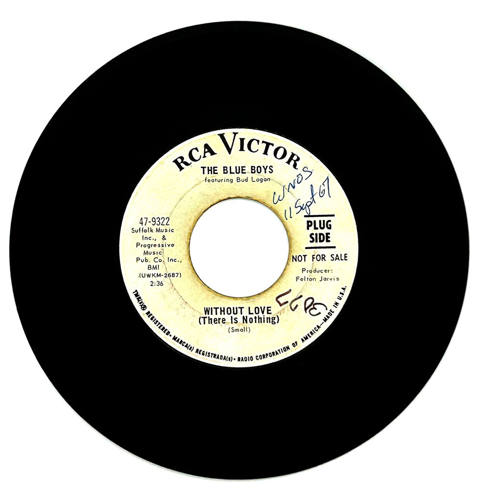 Blue Boys, The : WITHOUT LOVE (THERE IS NOTHING)/ SHE'S WILD AS THE WIND