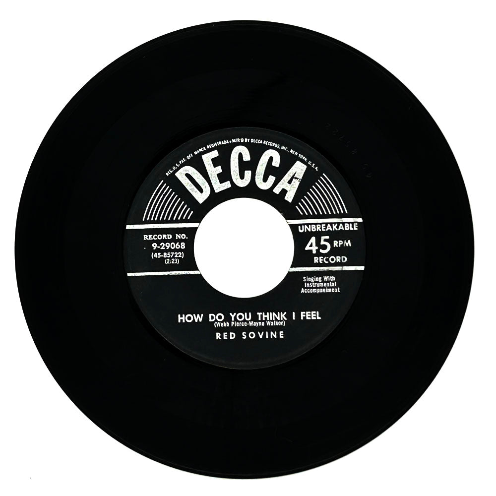 Red Sovine : HOW DO YOU THINK I FEEL/ MY NEW LOVE AFFAIR