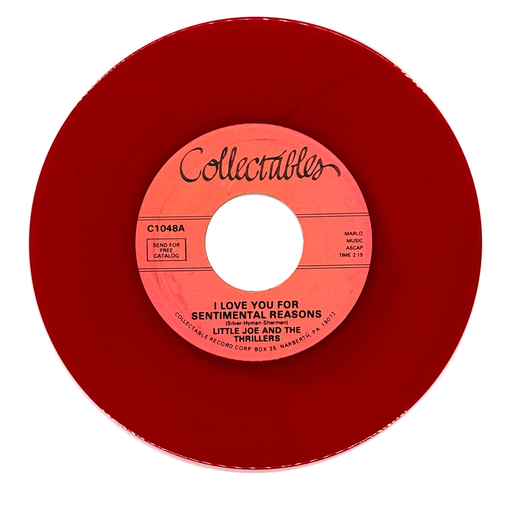 Little Joe and The Thrillers : I LOVE YOU FOR SENTIMENTAL REASONS/ ONE MORE TIME