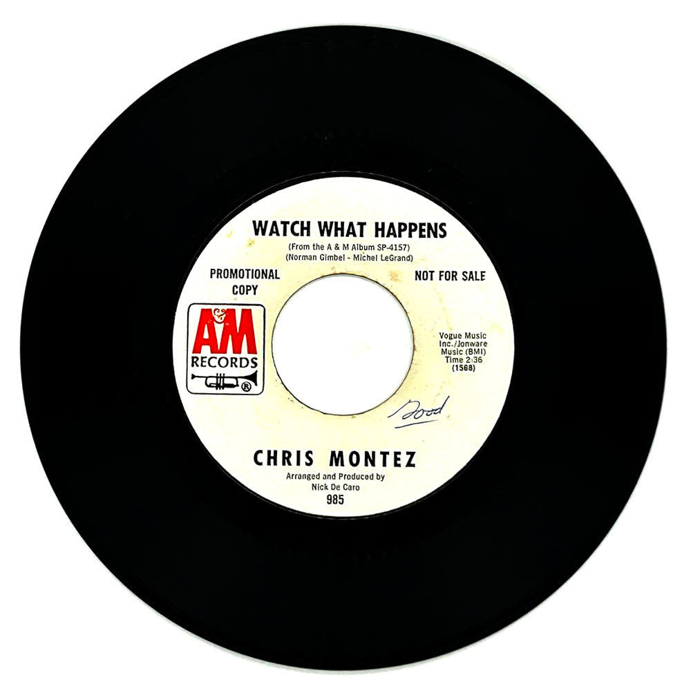 Chris Montez : WATCH WHAT HAPPENS/ WHERE ARE YOU NOW