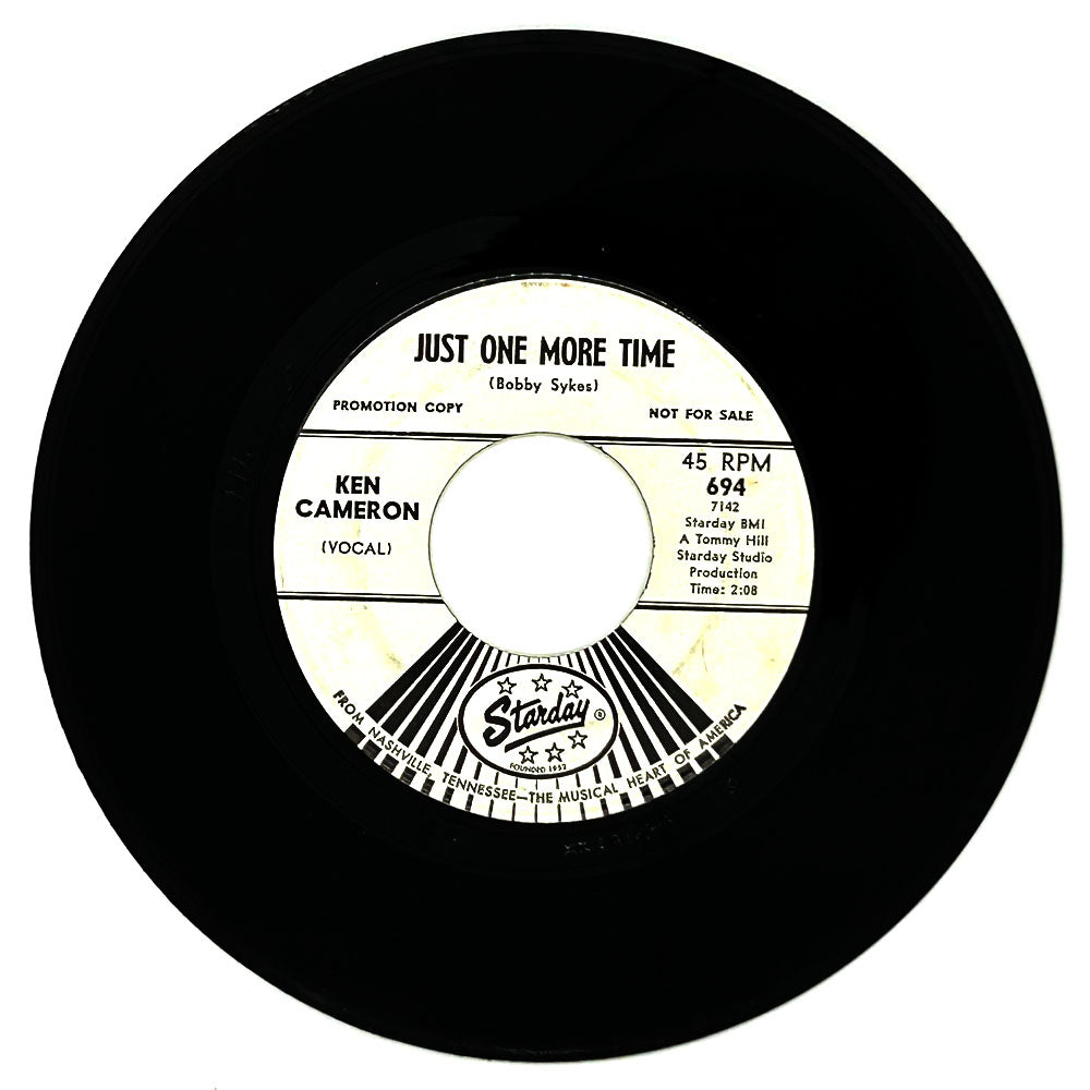 Ken Cameron : JUST ONE MORE TIME/ SAY YOU WILL