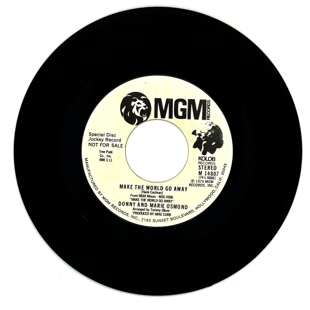 Donny And Marie Osmond : MAKE THE WORLD GO AWAY/ MAKE THE WORLD GO AWAY