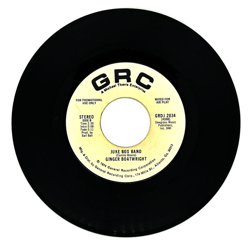 Ginger Boatwright : JUKE BOX BAND/ JUKE BOX BAND