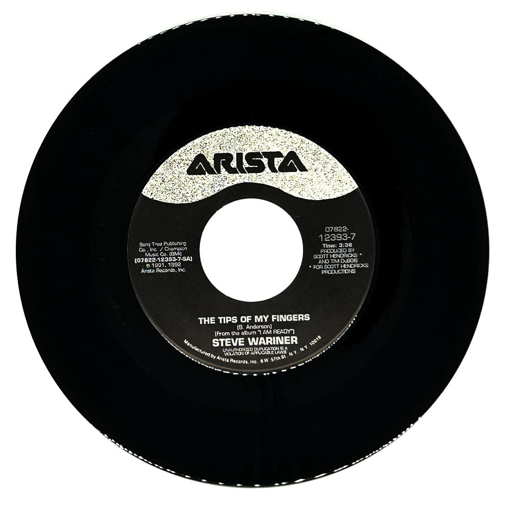 Steve Wariner : THE TIPS OF MY FINGERS/ WHEN WILL I LET GO