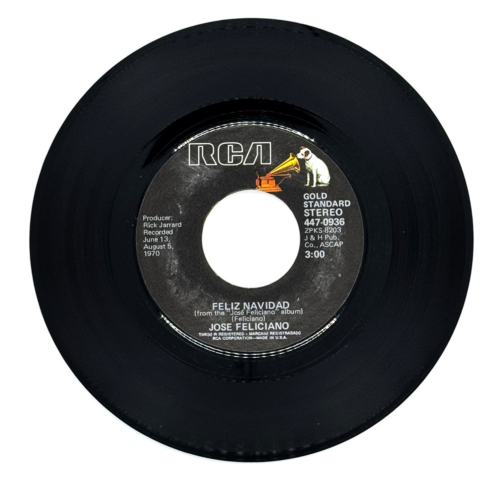 Jose Feliciano : FELIZ NAVIDAD/ THE LITTLE DRUMMER BOY