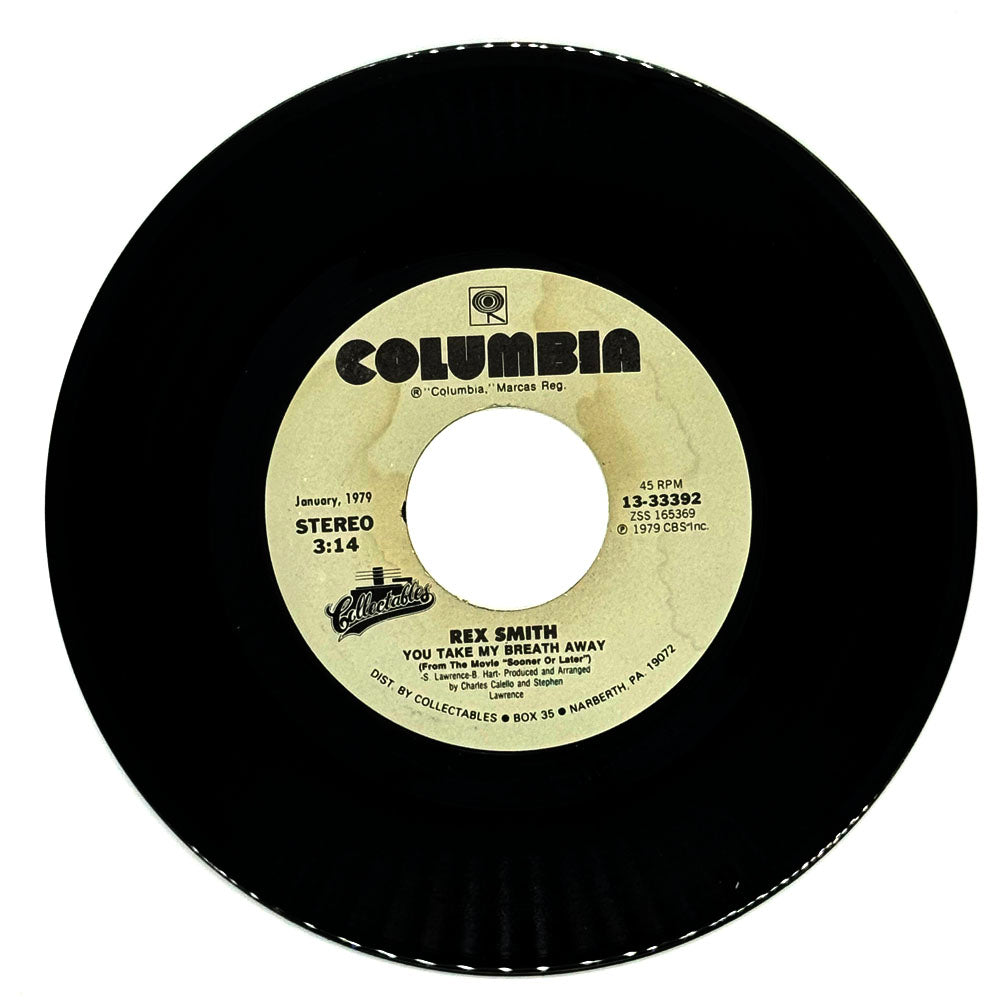 Rex Smith : YOU TAKE MY BREATH AWAY/ SOONER OR LATER