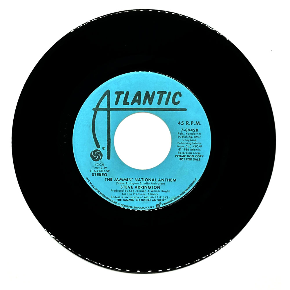 Steve Arrington : THE JAMMIN' NATIONAL ANTHEM/ THE JAMMIN' NATIONAL ANTHEM