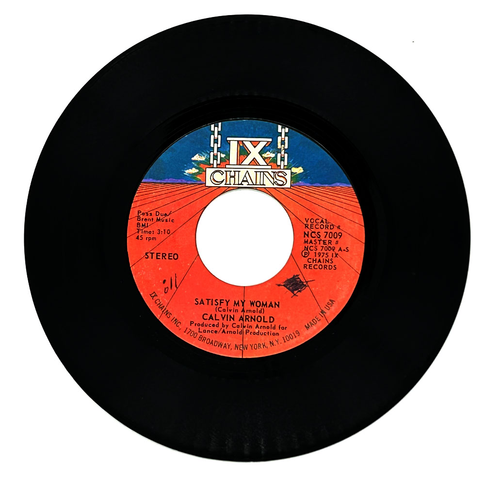 Calvin Arnold : SATISFY MY WOMAN/ YOU'LL DO IT