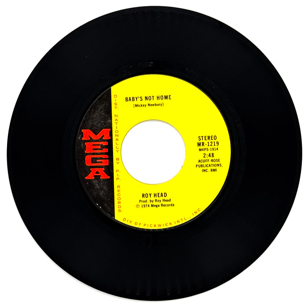 Roy Head : BABY'S NOT HOME/ DO WHAT YOU CAN DO