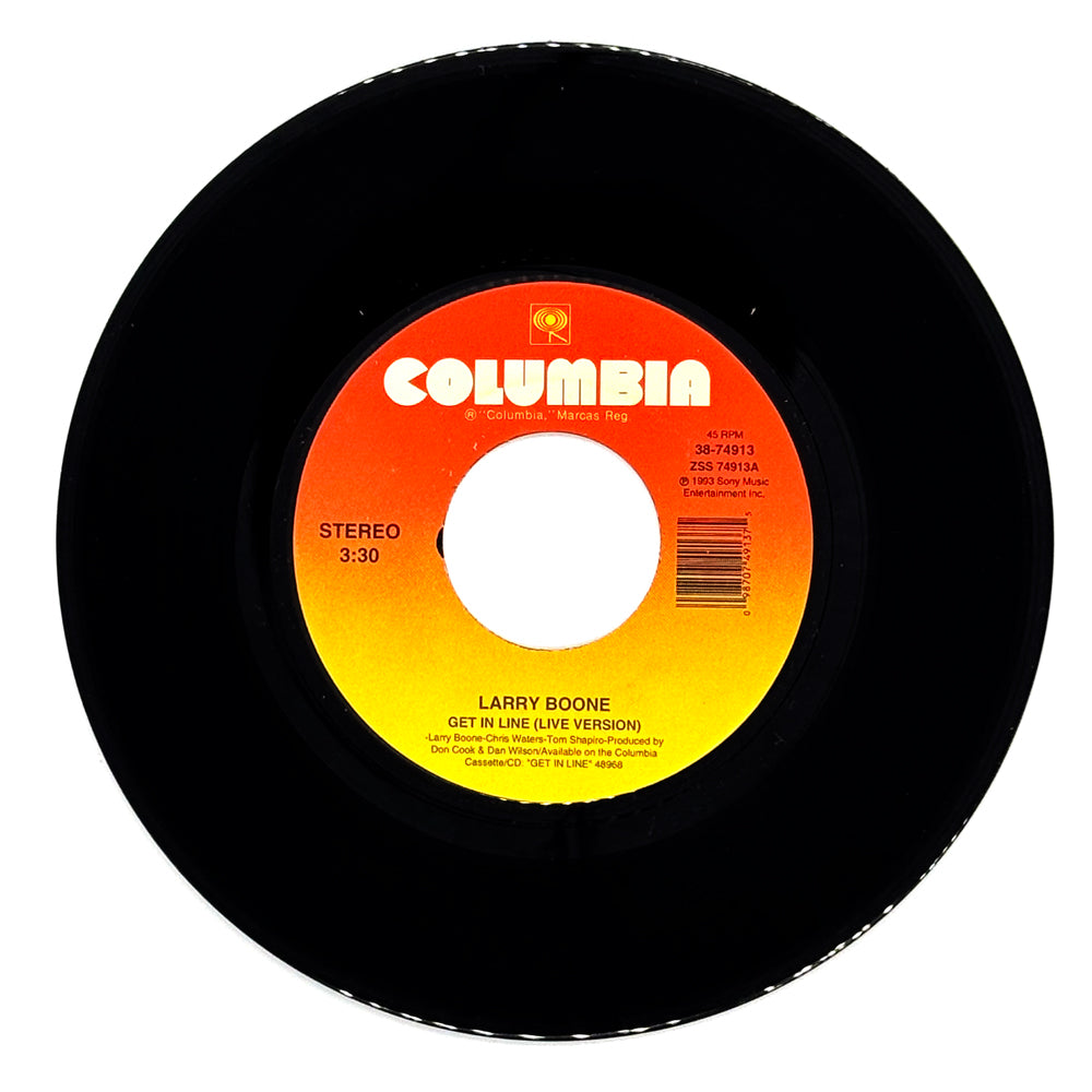 Larry Boone : GET IN LINE (LIVE VERSION)/ WATERMELON TIME IN GEORGIA