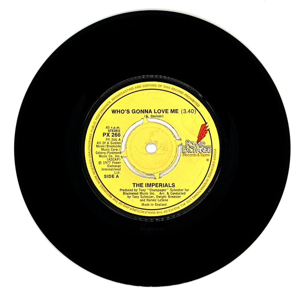 Imperials, The : WHO'S GONNA LOVE ME/ CAN YOU IMAGINE