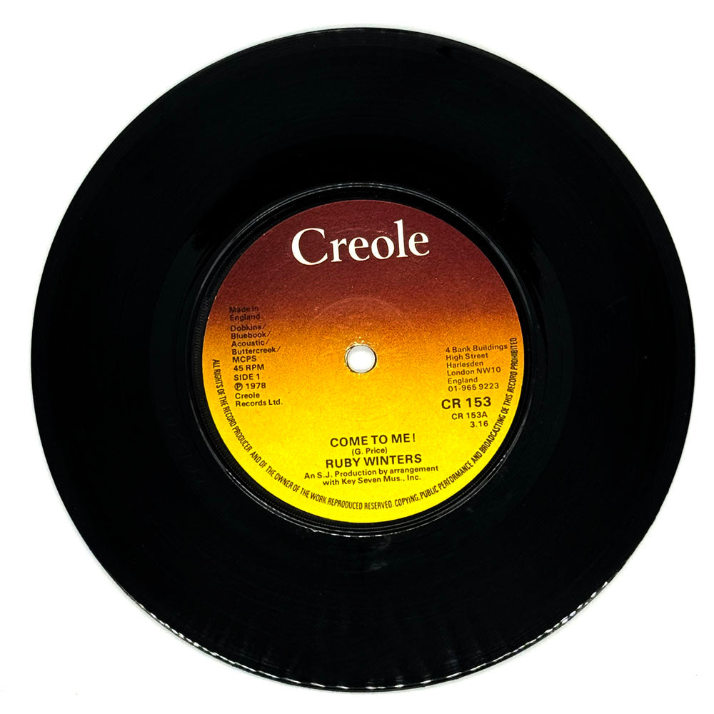 Ruby Winters : COME TO ME!/ TREAT ME RIGHT