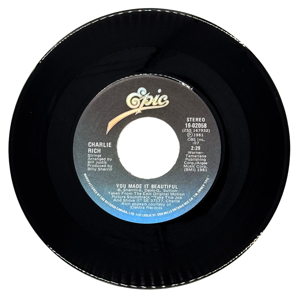 Charlie Rich : YOU MADE IT BEAUTIFUL/ HOW GOOD IT USED TO BE