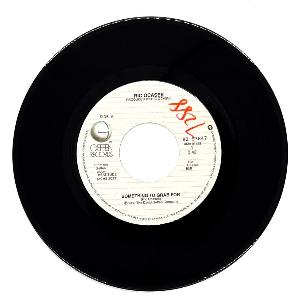 Ric Ocasek : SOMETHING TO GRAB FOR/ CONNECT UP TO ME