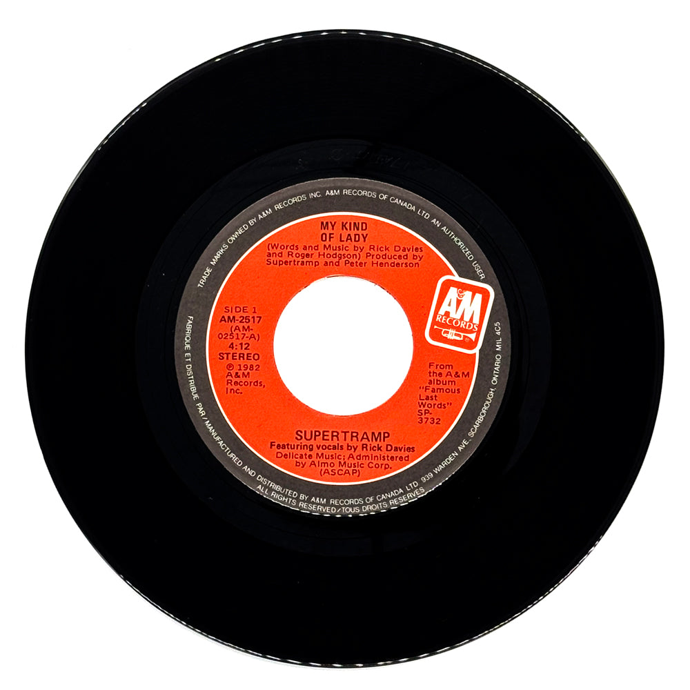 Supertramp : MY KIND OF LADY/ KNOW WHO YOU ARE