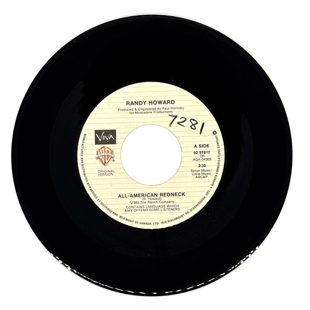Randy Howard : ALL-AMERICAN REDNECK (ORIGINAL VERSION)/ ALL-AMERICAN REDNECK (EDITED VERSION)