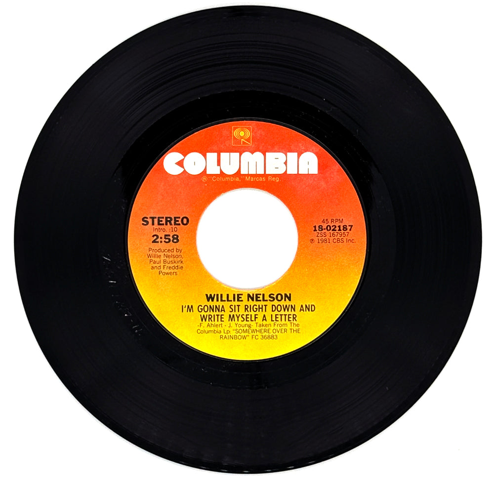 Willie Nelson : I'M GONNA SIT RIGHT DOWN AND WRITE MYSELF A LETTER/ OVER THE RAINBOW