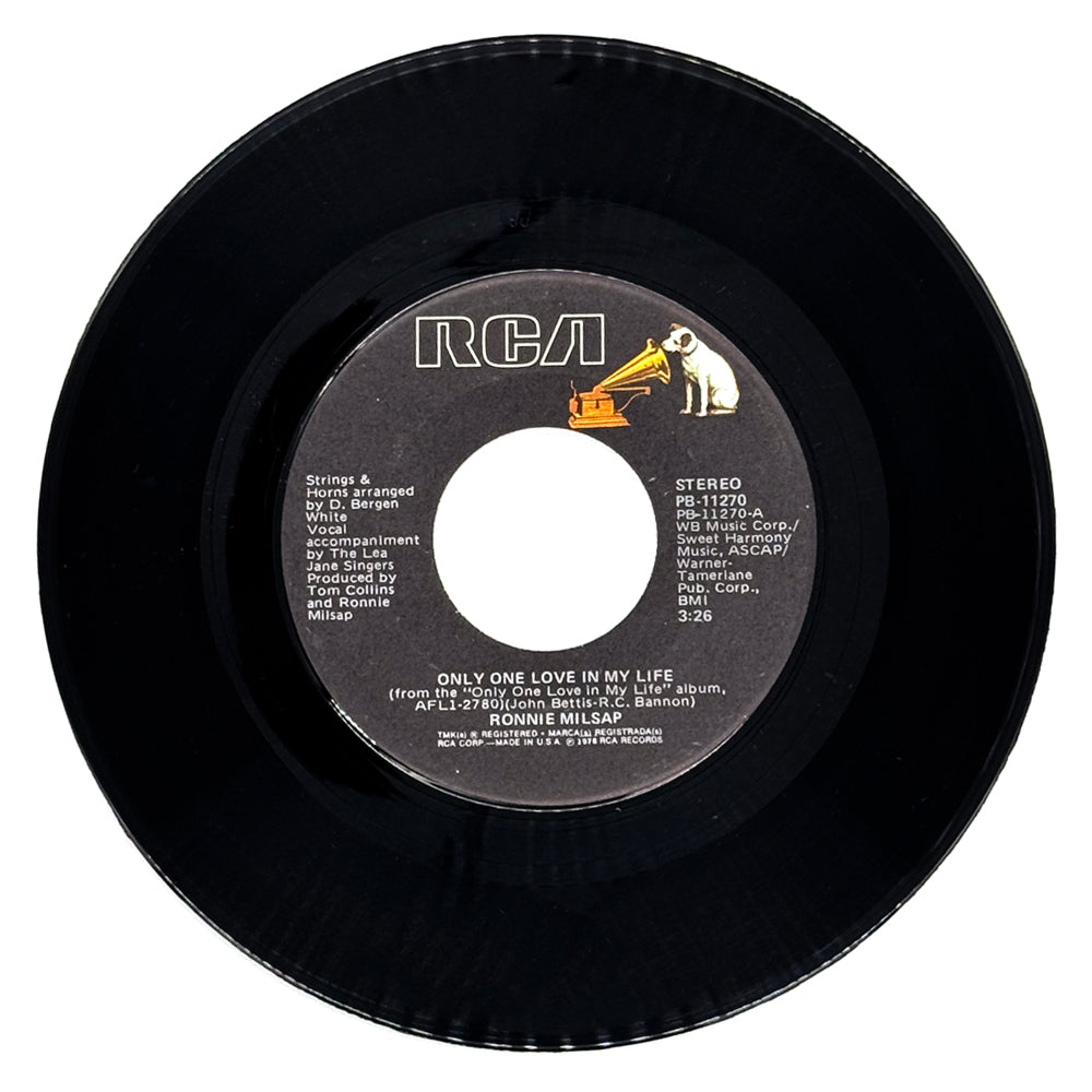 Ronnie Milsap : ONLY ONE LOVE IN MY LIFE/ BACK ON MY MIND AGAIN