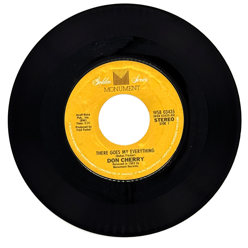Don Cherry : THERE GOES MY EVERYTHING/ I LOVE YOU DROPS