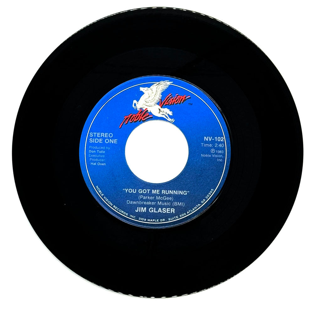 Jim Glaser : YOU GOT ME RUNNING/ I'D LOVE TO SEE YOU AGAIN