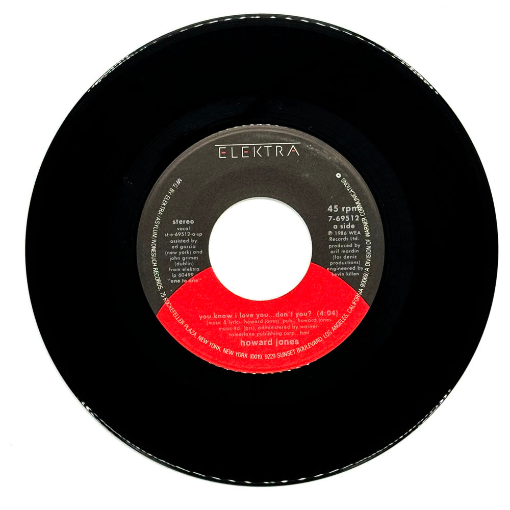 Howard Jones : YOU KNOW I LOVE YOU... DON'T YOU?/ ROLL RIGHT UP
