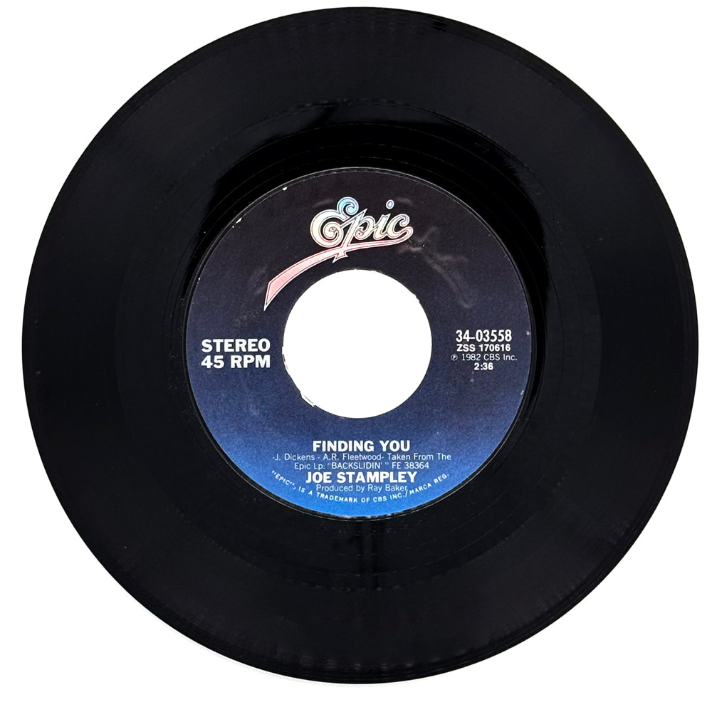 Joe Stampley : FINDING YOU/ I'M JUST CRAZY ENOUGH