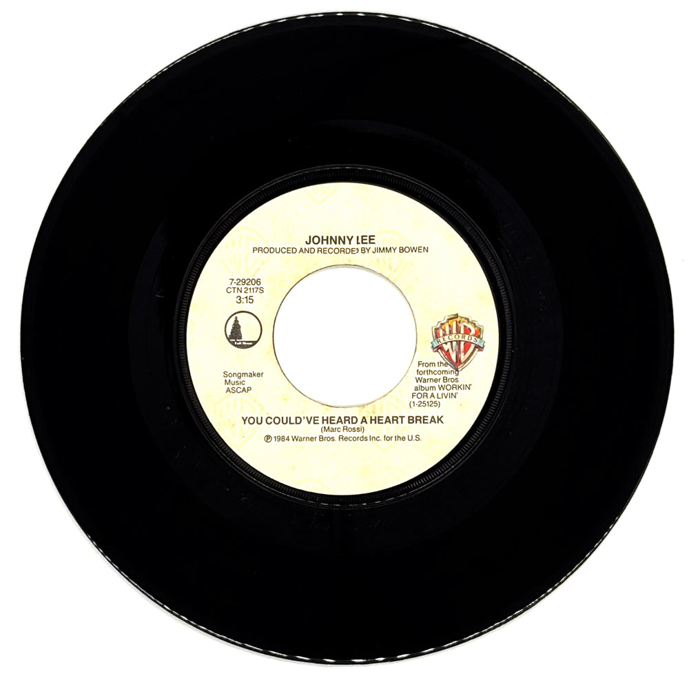 Johnny Lee : YOU COULD'VE HEARD A HEART BREAK/ WAITIN' ON ICE