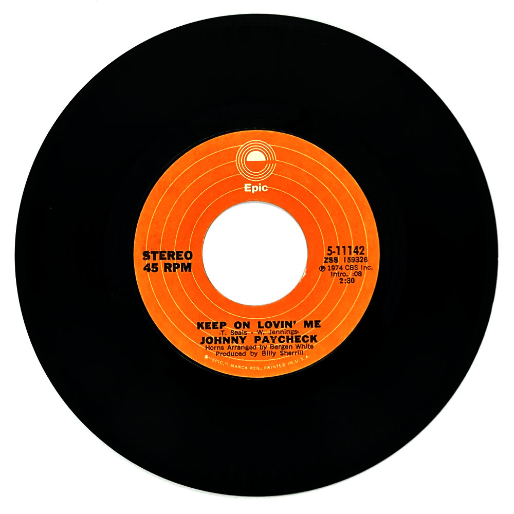 Johnny Paycheck : KEEP ON LOVIN' ME/ BALLAD OF THUNDER ROAD