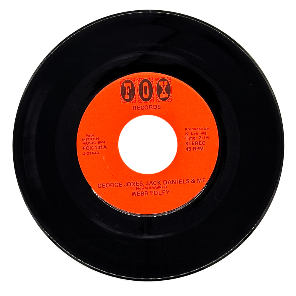 Webb Foley : GEORGE JONES, JACK DANIELS & ME/ VACATION TIME