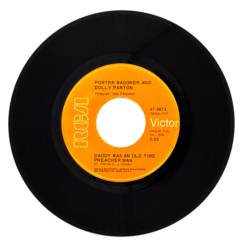 Porter Wagoner And Dolly Parton : DADDY WAS AN OLD TIME PREACHER MAN/ A GOOD UNDERSTANDING