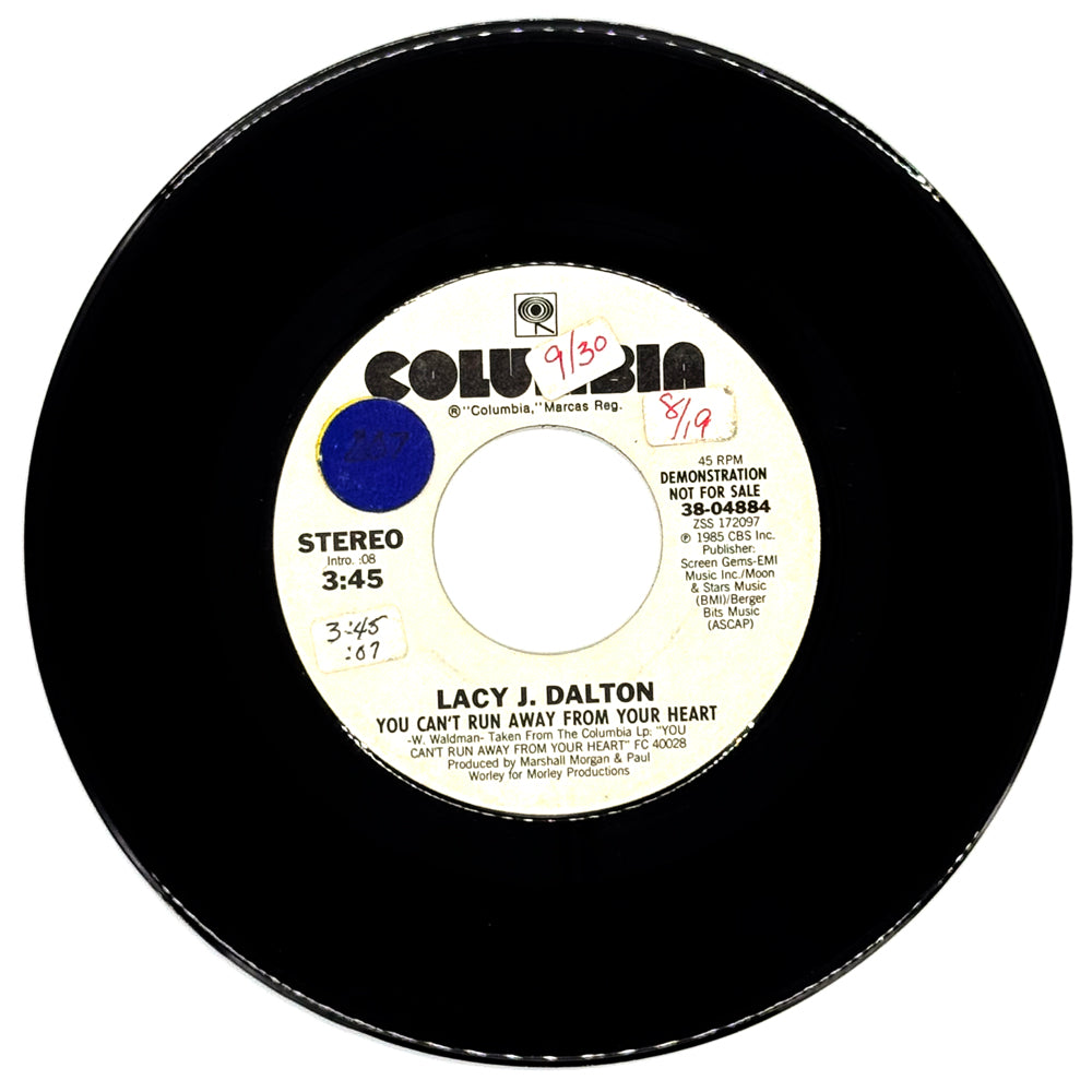 Lacy J. Dalton : YOU CAN'T RUN AWAY FROM YOUR HEART/ YOU CAN'T RUN AWAY FROM YOUR HEART
