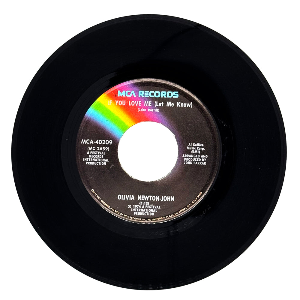Olivia Newton-John : IF YOU LOVE ME (LET ME KNOW)/ BROTHERLY LOVE
