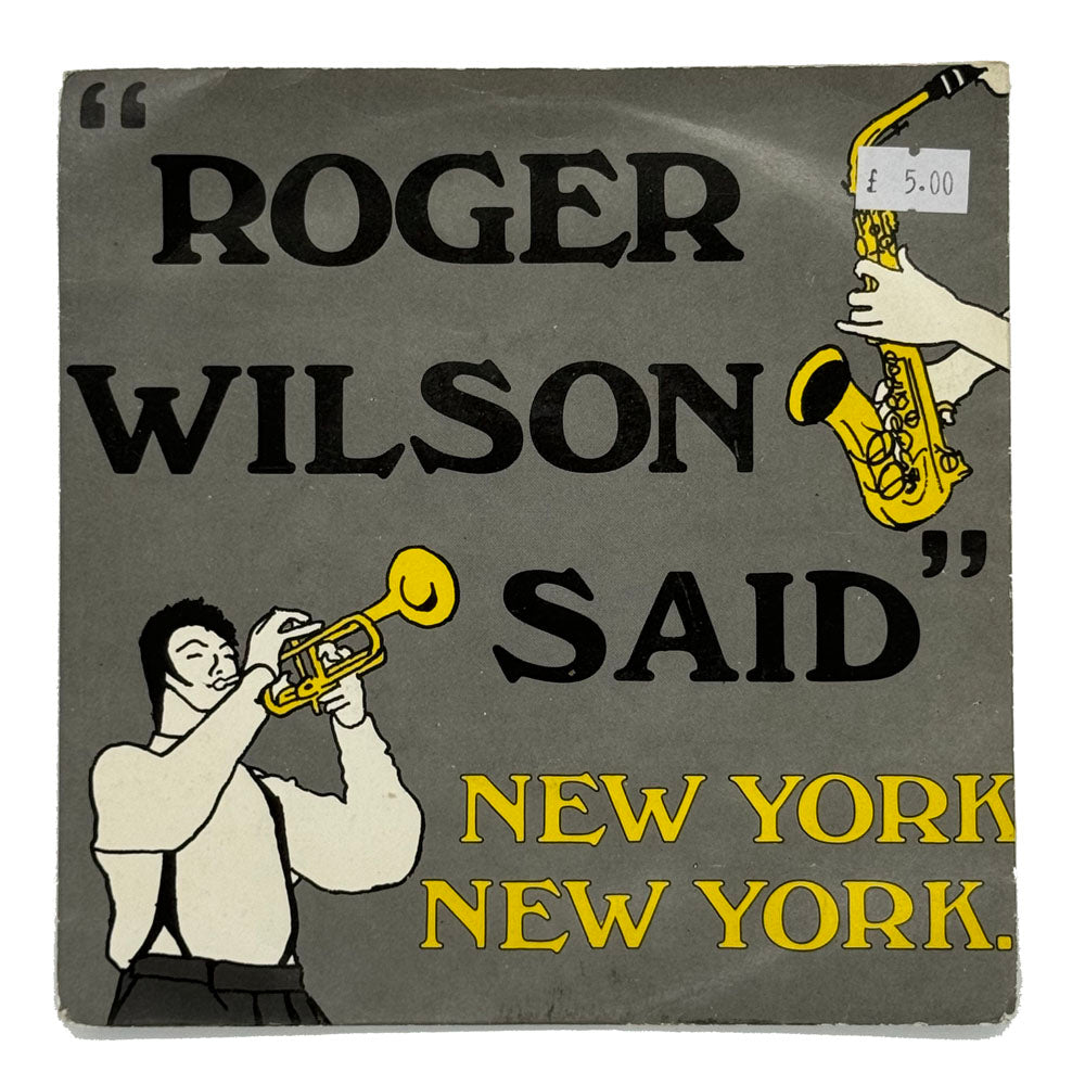 New York, New York : ROGER WILSON SAID/ TOO DRUNK TO DRIVE