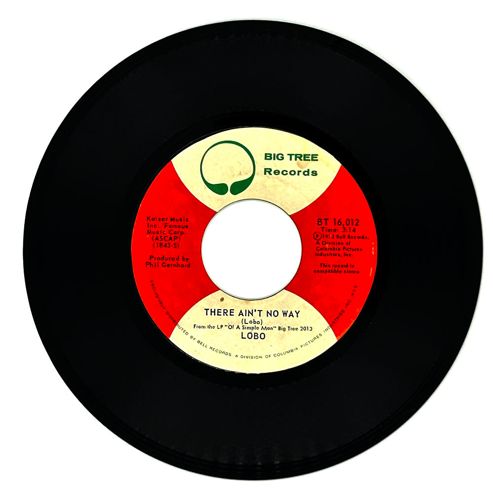 Lobo : THERE AIN'T NO WAY/ LOVE ME FOR WHAT I AM