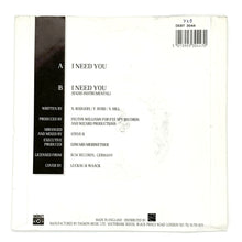 Load image into Gallery viewer, B.V.S.M.P. : I NEED YOU/ I NEED YOU (RADIO INSTRUMENTAL)
