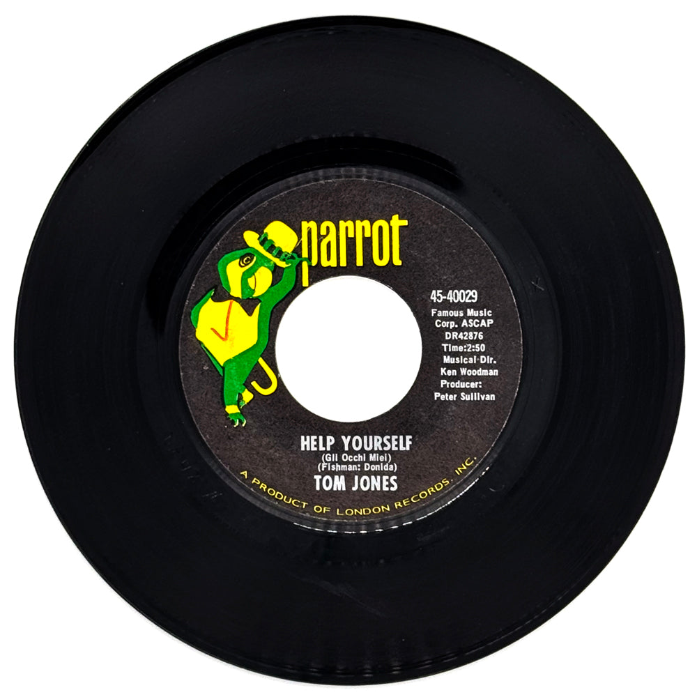 Tom Jones : STOP BREAKING MY HEART/ I (WHO HAVE NOTHING)