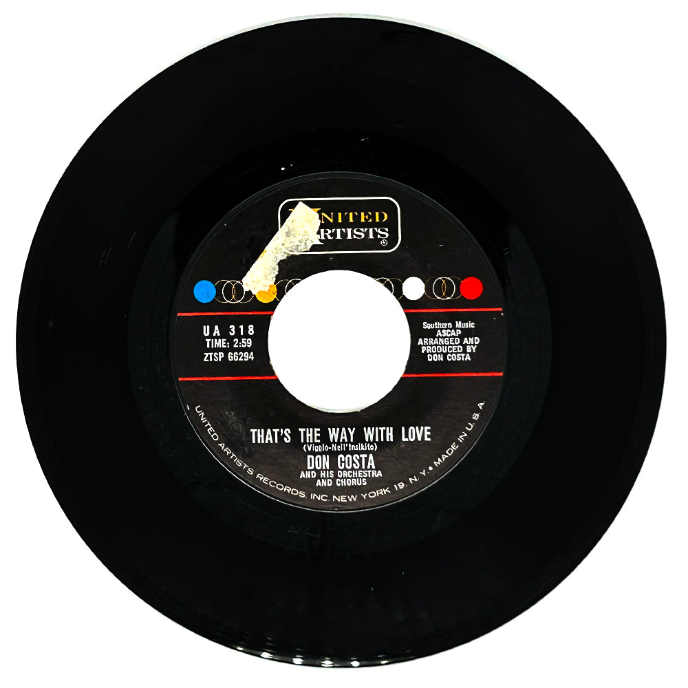 Don Costa : THAT'S THE WAY WITH LOVE/ HOW IN THE WORLD