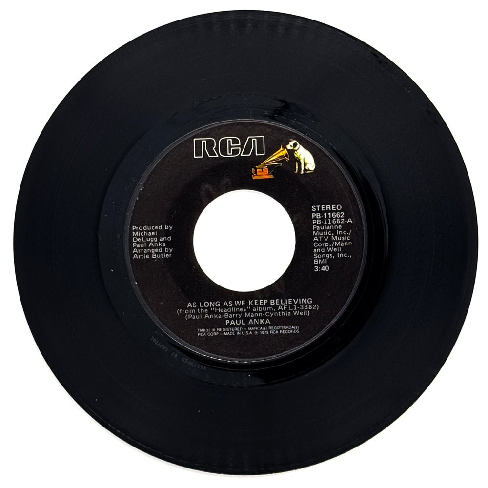 Paul Anka : AS LONG AS WE KEEP BELIEVING/ HEADLINES