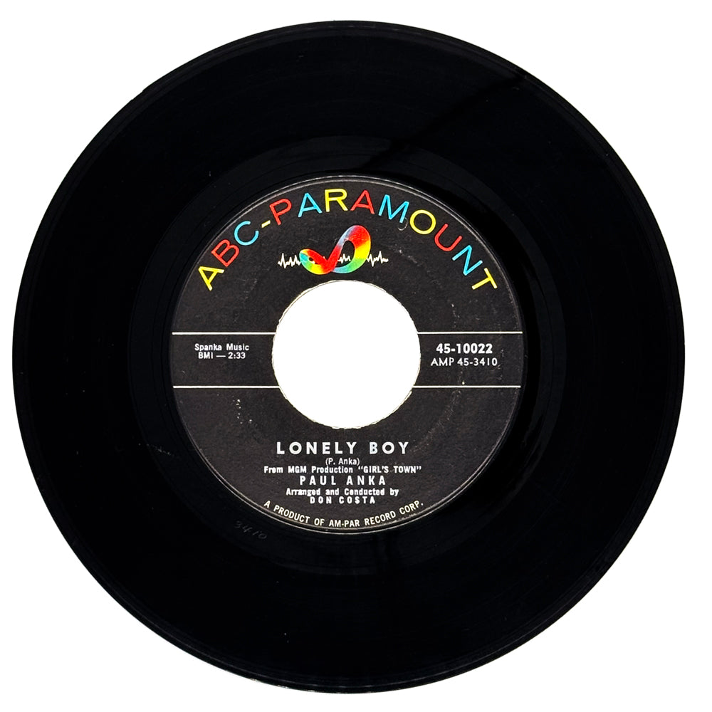 Paul Anka : LONELY BOY/ YOUR LOVE